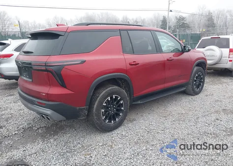 2025 Chevrolet Traverse Awd Z71 из США, поврежденный, VIN 1GNEVJRS8SJ161069